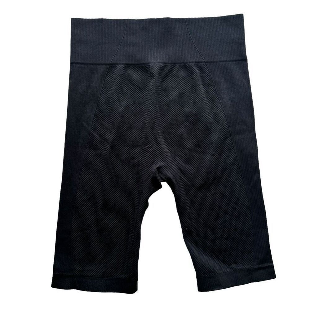 Black Ribbed Bike Shorts Women’s Size Medium